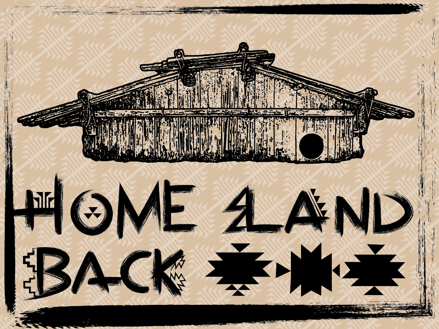 "Home Back” Print