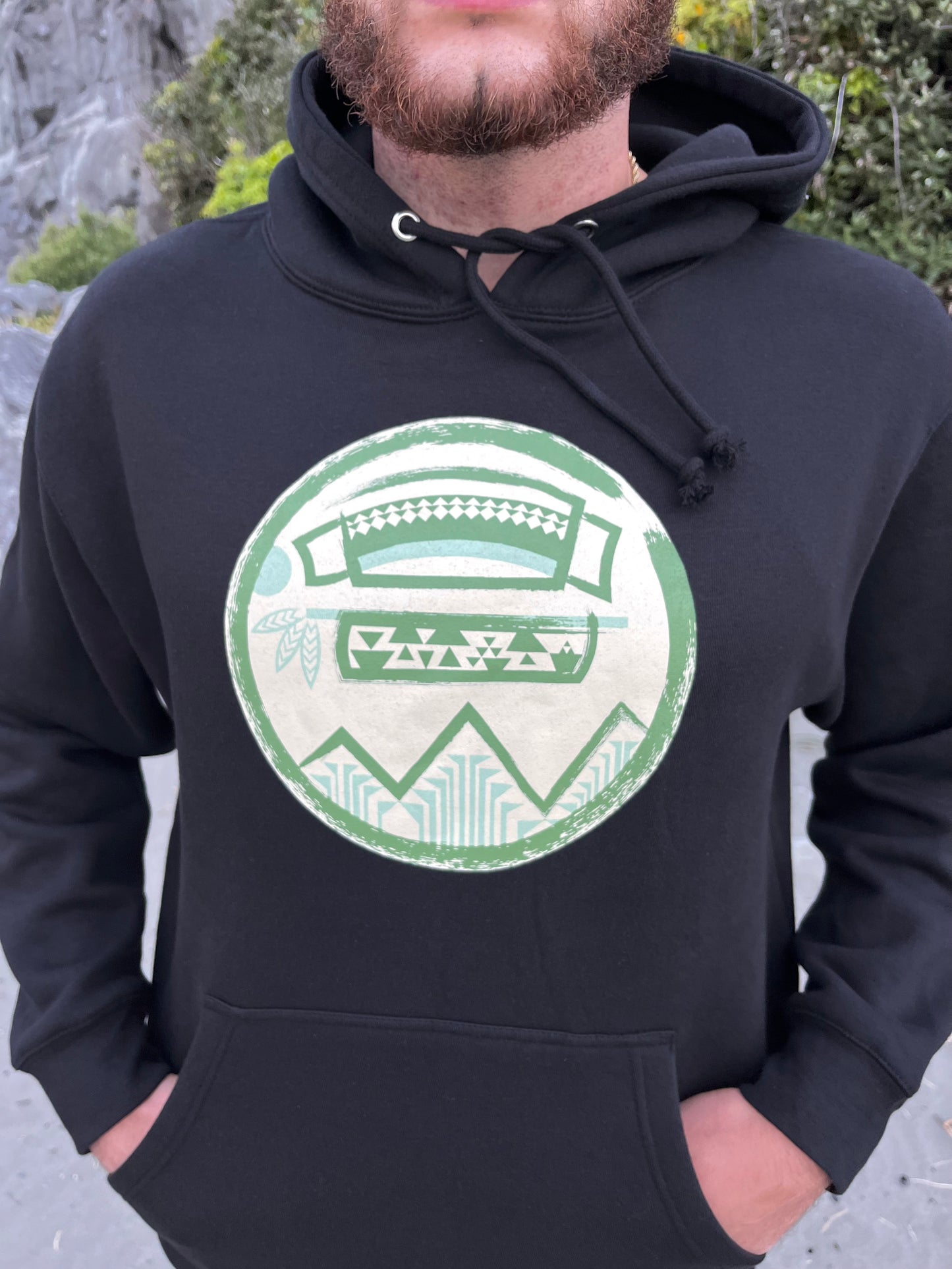 "Pikyav" | Green Brush Hoodie