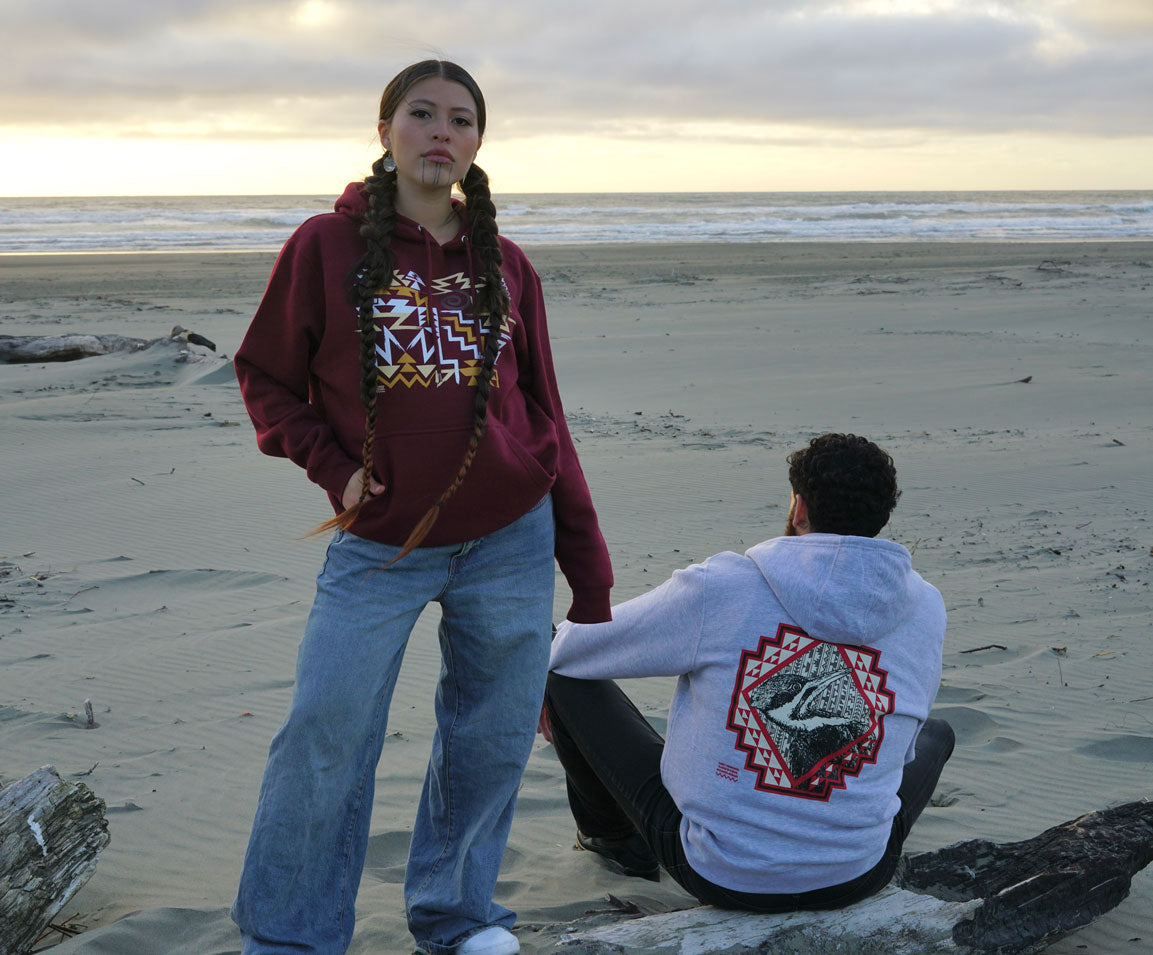 "OT" | Wood Pecker Zip Up Hoodie