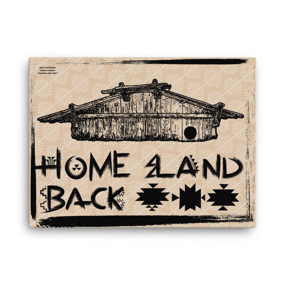 "Home Back" Canvas 18" X 24"