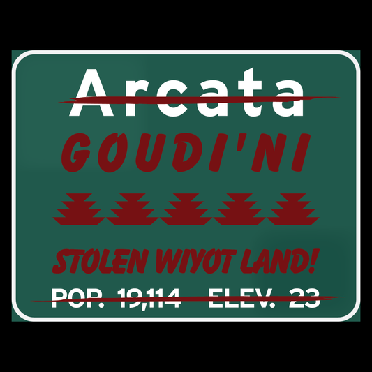 Goudi'ni (Arcata) Sticker