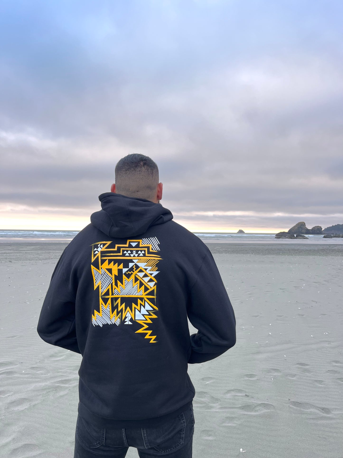 "Ikxanam’" | Yellow Brush Hoodie