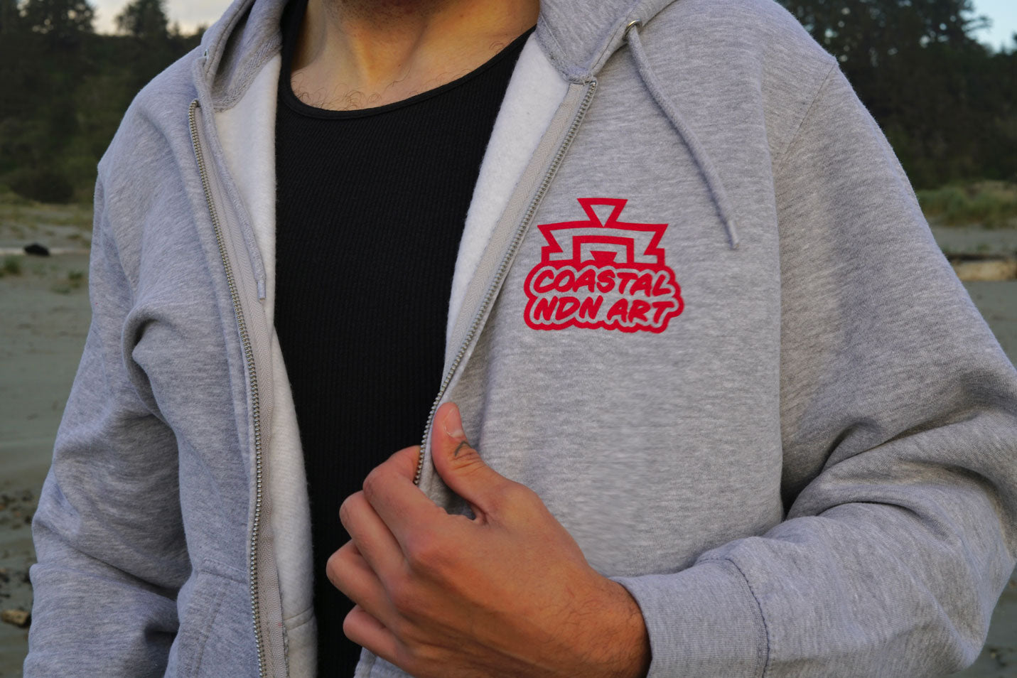 "OT" | Wood Pecker Zip Up Hoodie