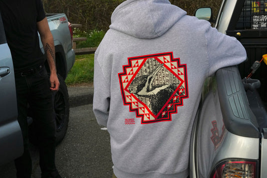 "OT" | Wood Pecker Zip Up Hoodie