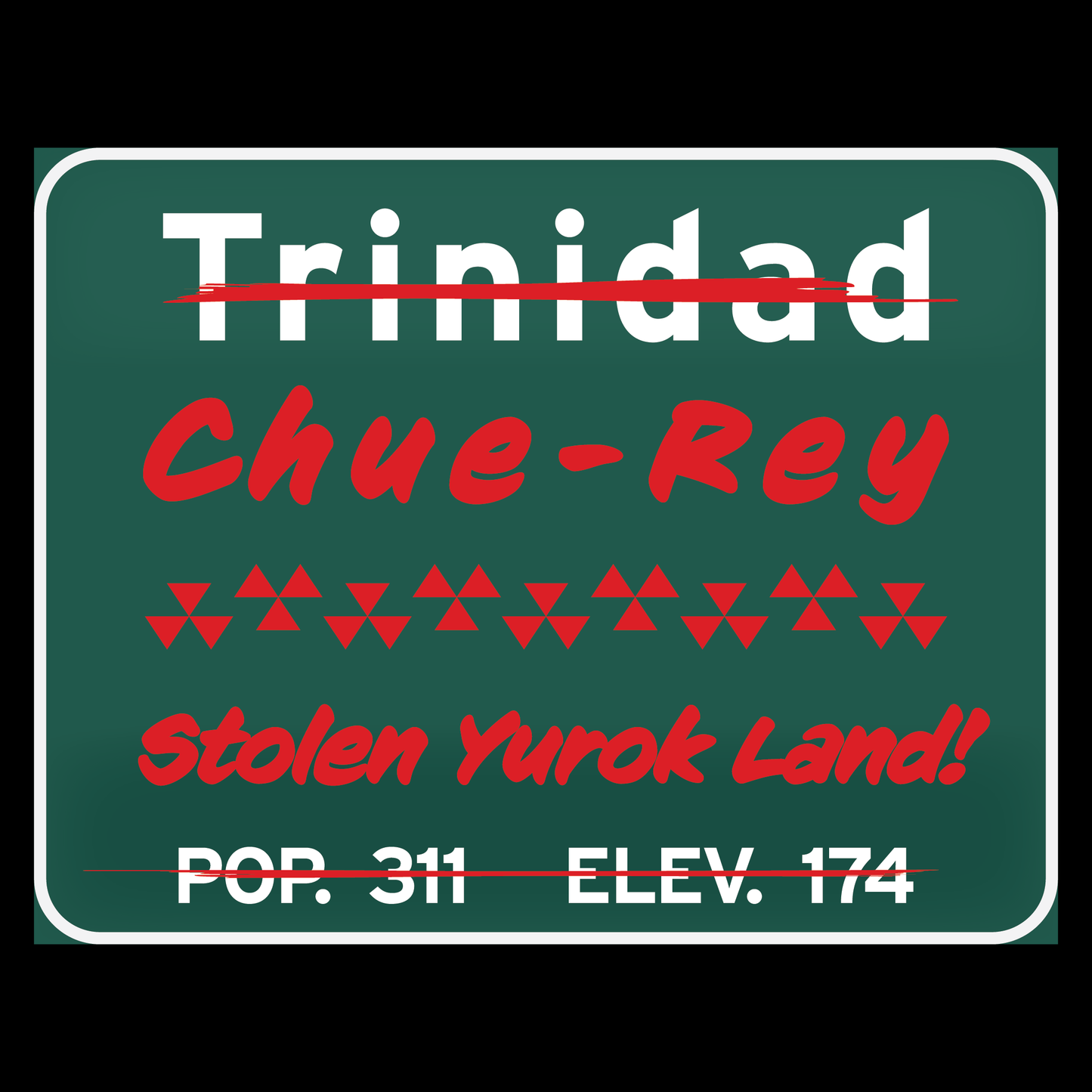 Chue- Rey (Trinidad) Sticker