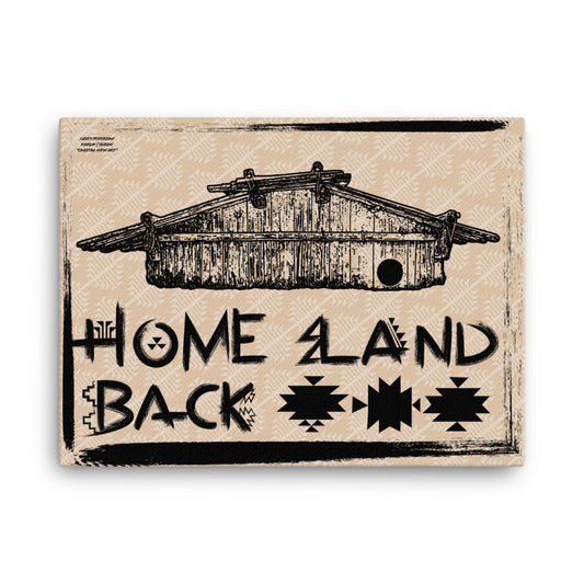 "Home Back" Canvas 18" X 24"
