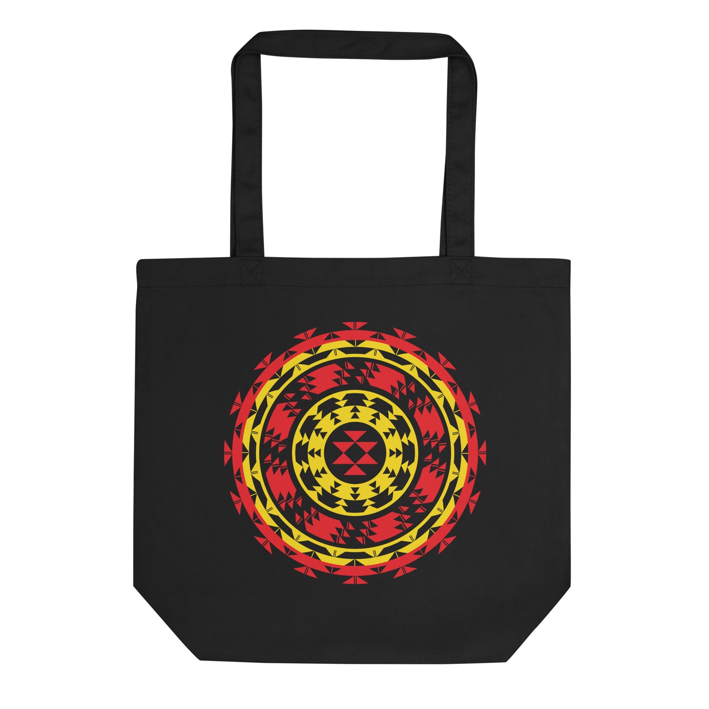 Medium Red/Yellow Design Tote Bag